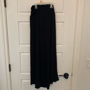 Black maxi skirt